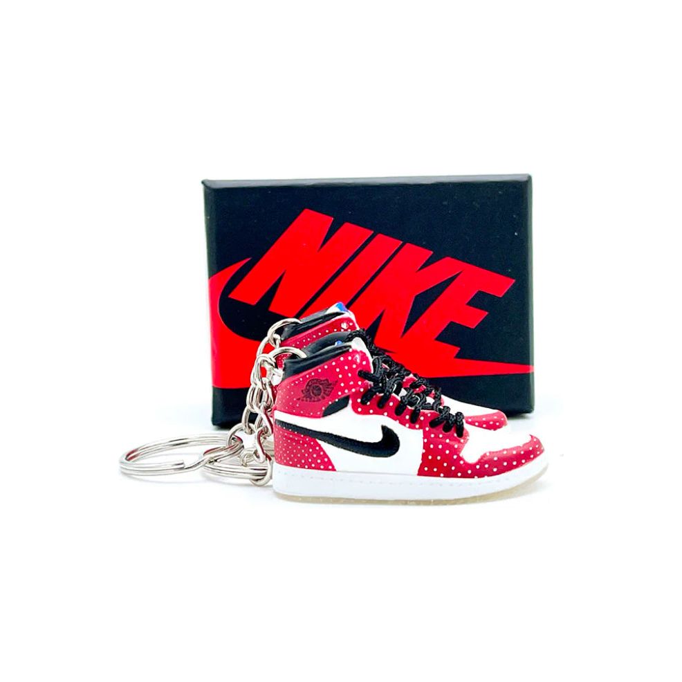 Jordan 1 High Spiderman keychain