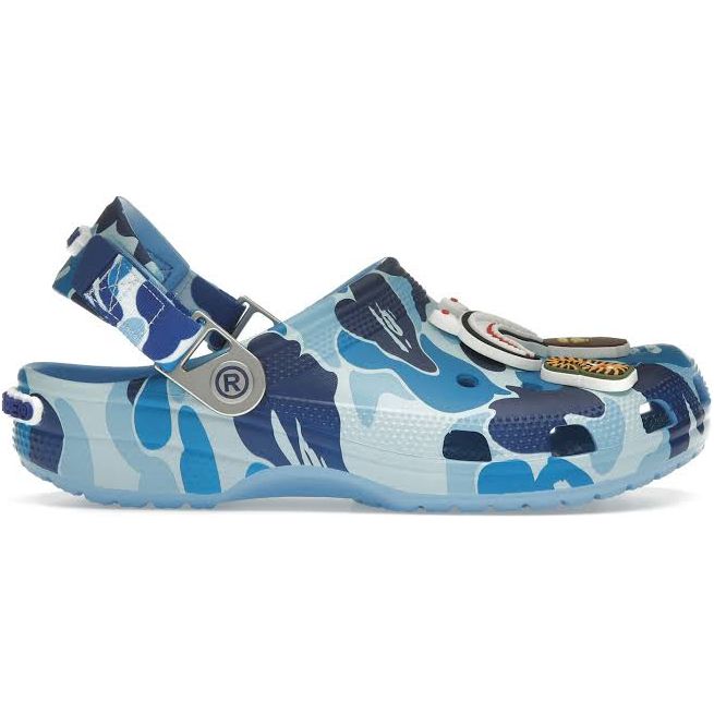 Crocs Classic Clog A Bathing Ape ABC Camo Blue