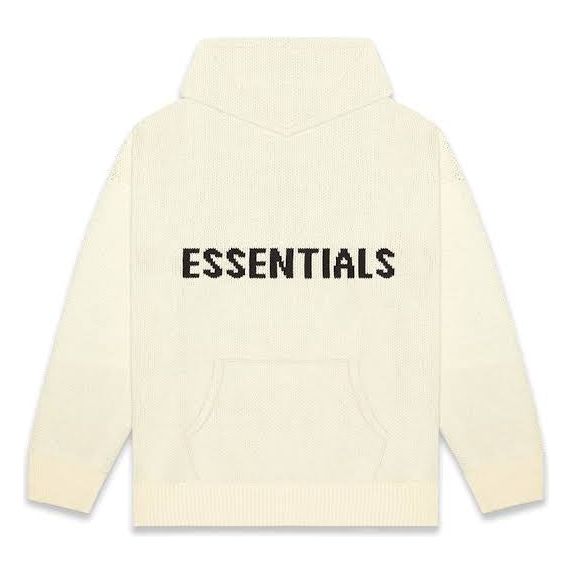 FOG Essentials Cream Knit Hood
