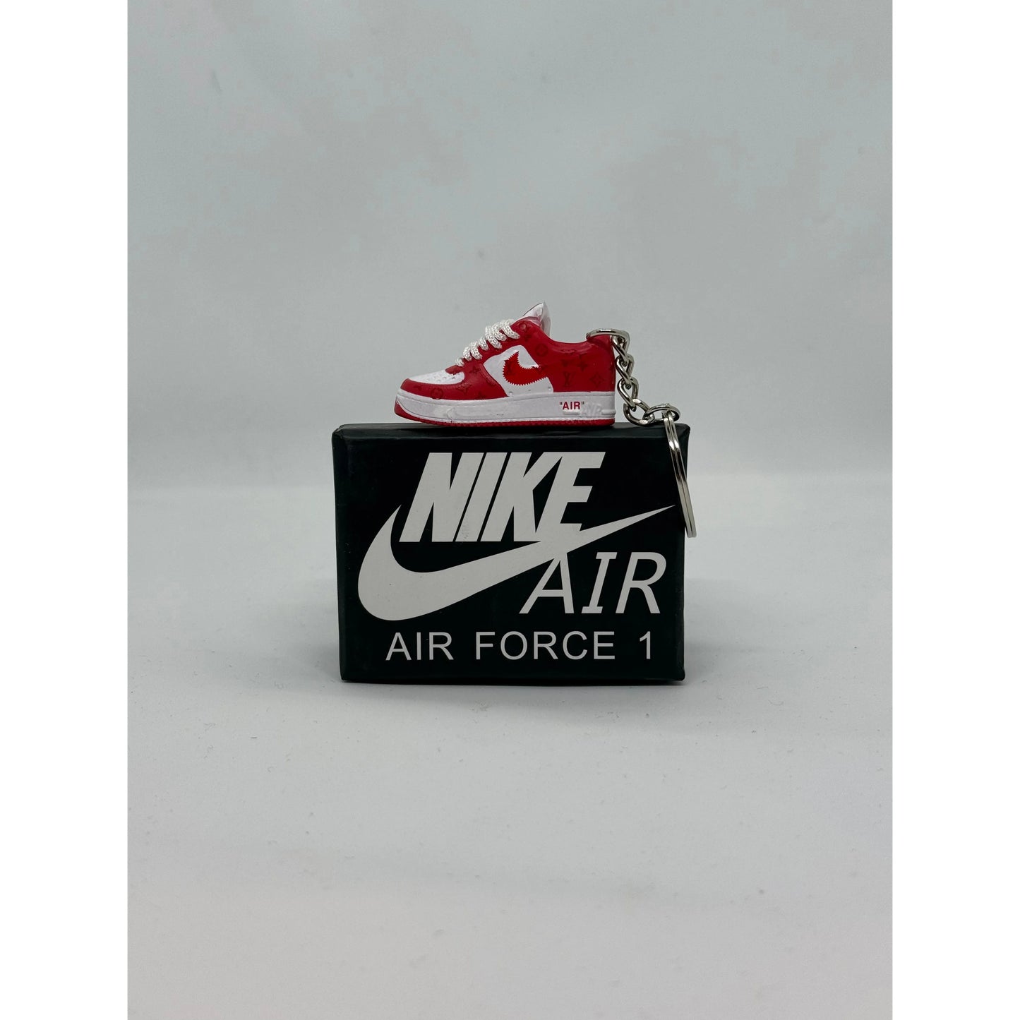 Nike Air Force 1 Low Red Louis Vuitton Keychain