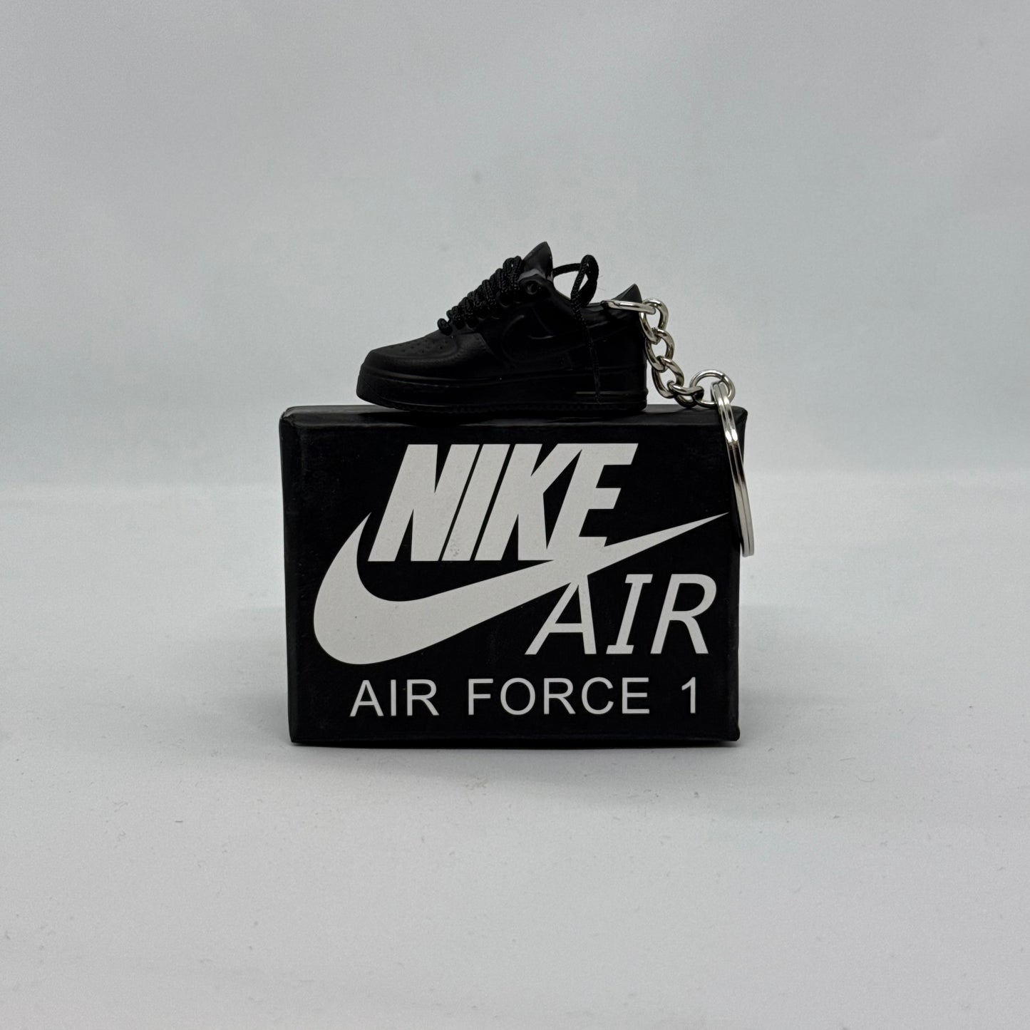 Nike Air Force 1 Low Black Supreme Keychain