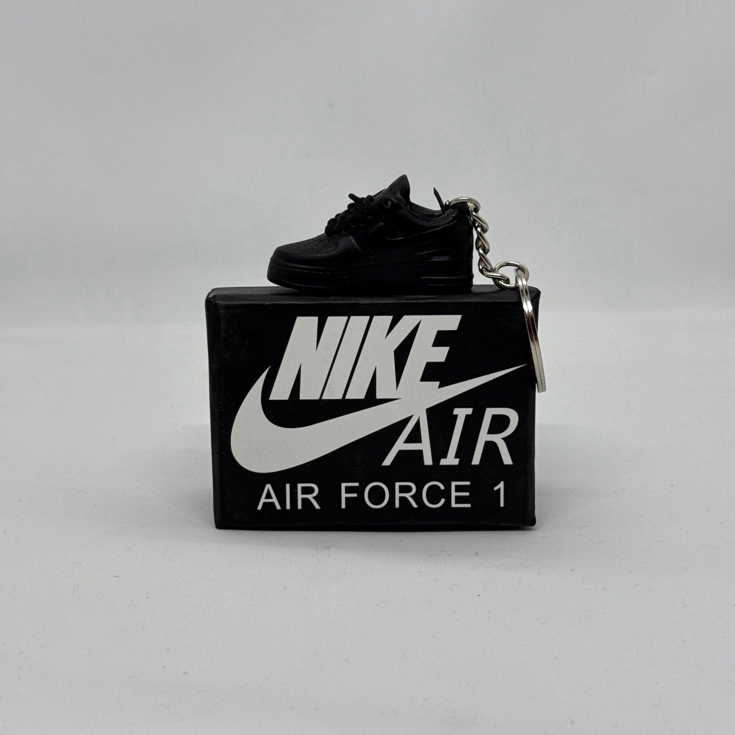 Nike Air Force 1 Low Black Supreme Keychain