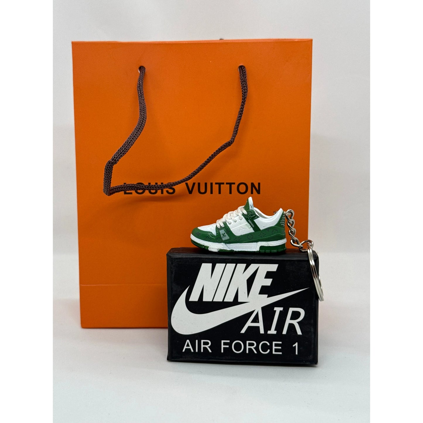 Louis Vuitton Trainer Green Keychain