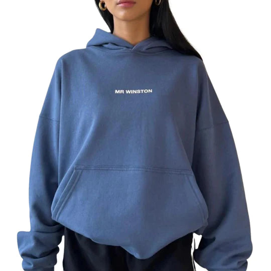 Mr Winston Slate Puff Hoodie