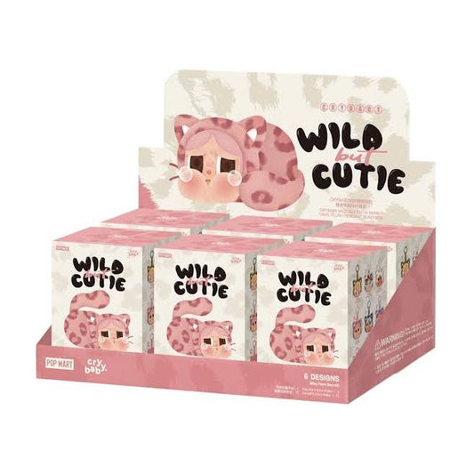 Pop Mart CRYBABY Wild but Cutie Series Vinyl Plush Pendant Sealed Case (6 Blind Box)