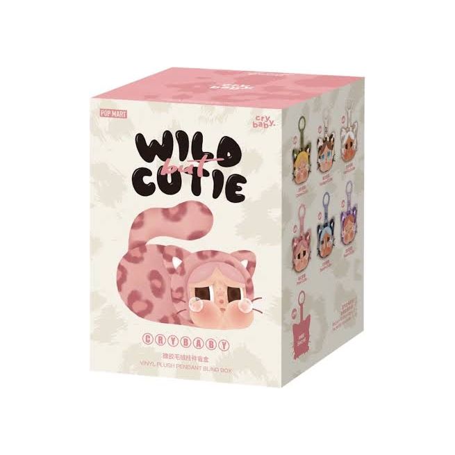 Pop Mart CRYBABY Wild but Cutie Series Vinyl Plush Pendant Single Blind Box