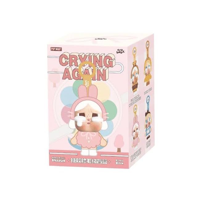Pop Mart CryBaby Crying Again Series Vinyl Face Plush Single Blind Box