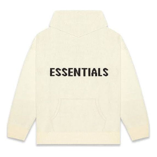 FOG Essentials Cream Knit Hood