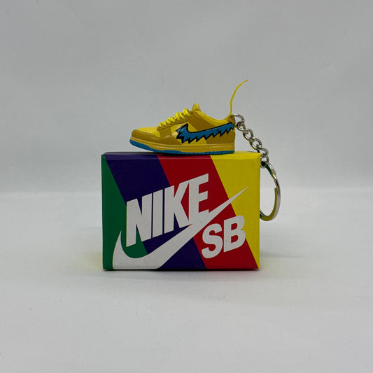 Nike Dunk Low Yellow Grateful Dead Keychain