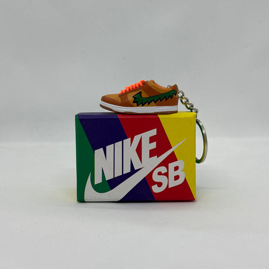 Nike Dunk Low Orange Grateful Dead Keychain