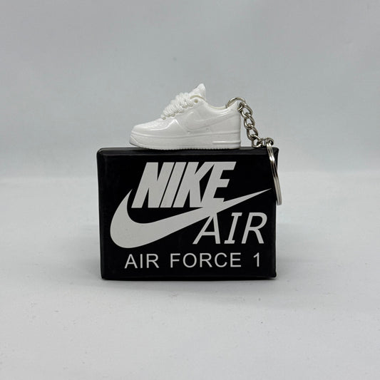 Nike Air Force 1 Low White Keychain