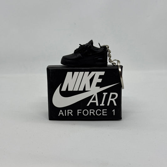 Nike Air Force 1 Low Black Supreme Keychain