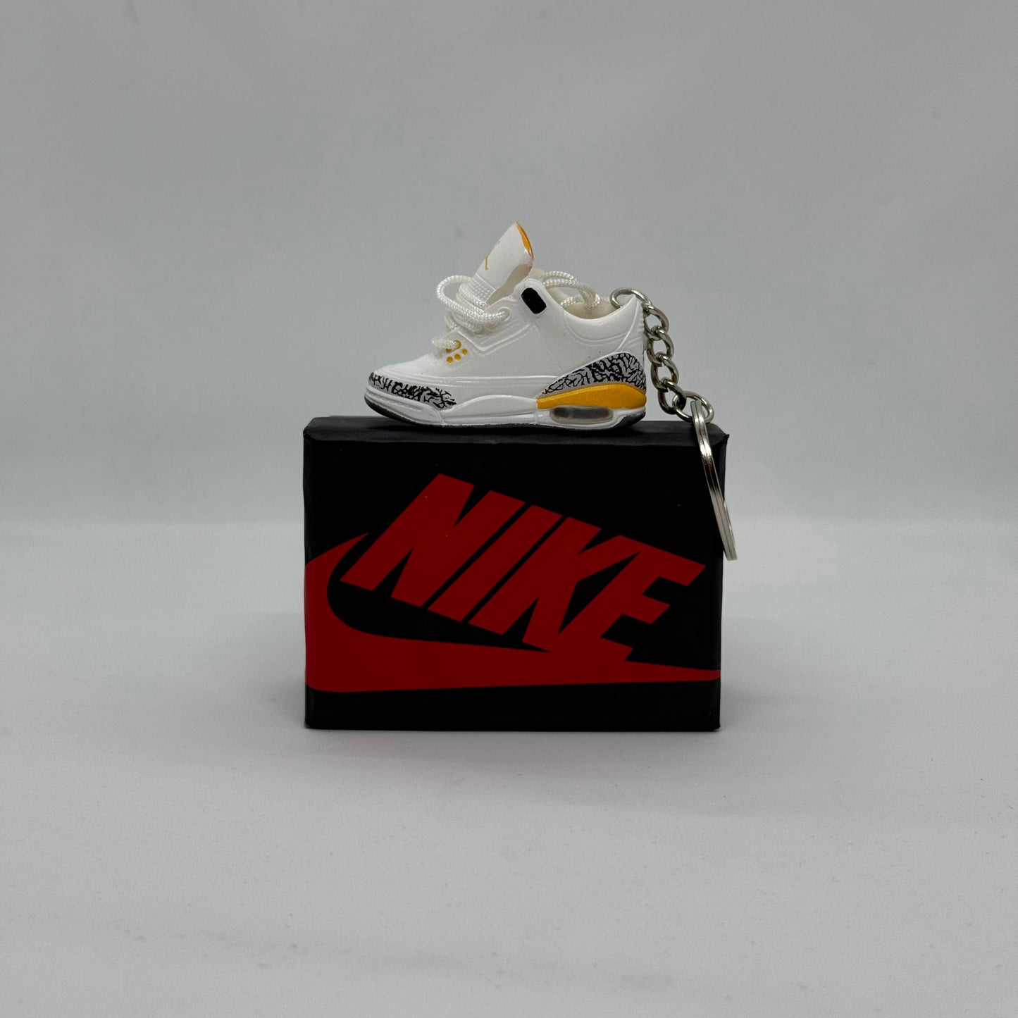 Air Jordan 3 Laser Yellow Keychain