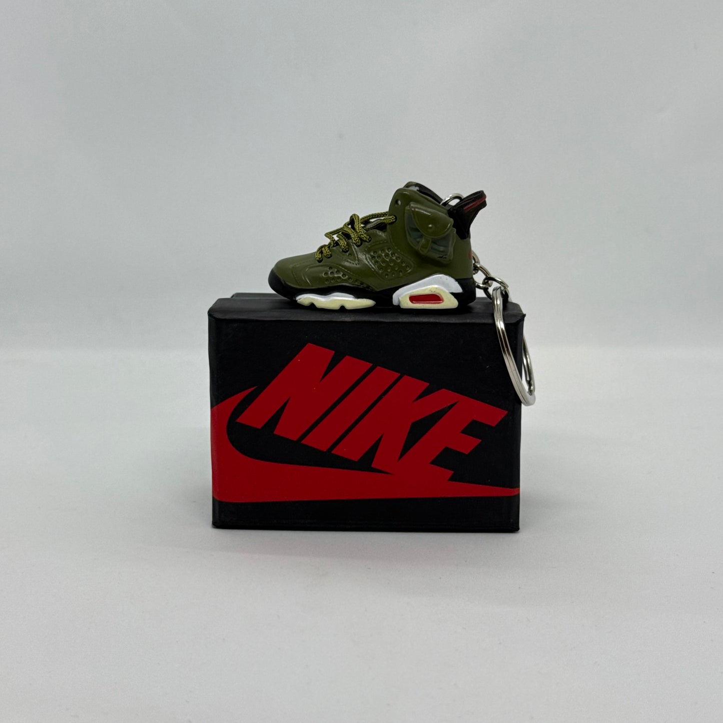 Air Jordan 6 Travis Scott olive Keychains