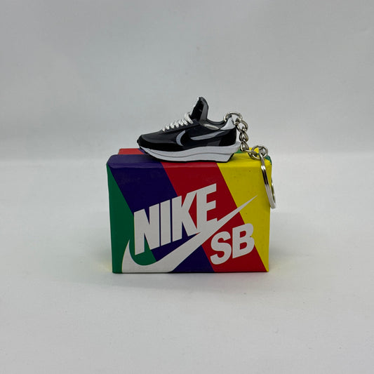 Waffle Sacai Black Keychain