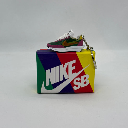 Waffle Sacai Varsity Pink Keychain