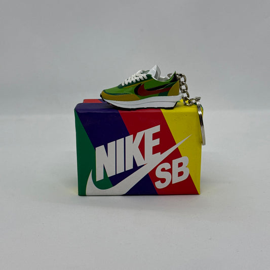 Waffle Sacai Green Keychain