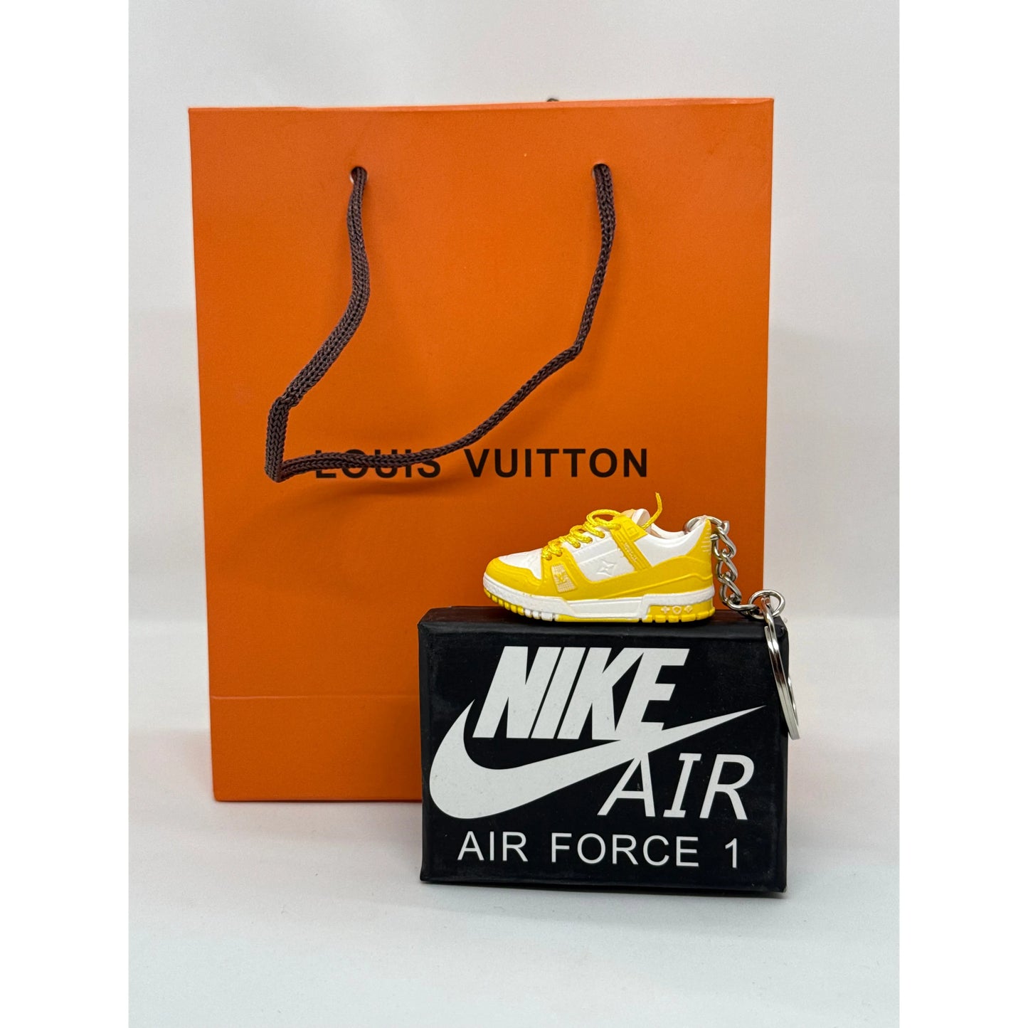 Louis Vuitton Trainer Yellow Keychain