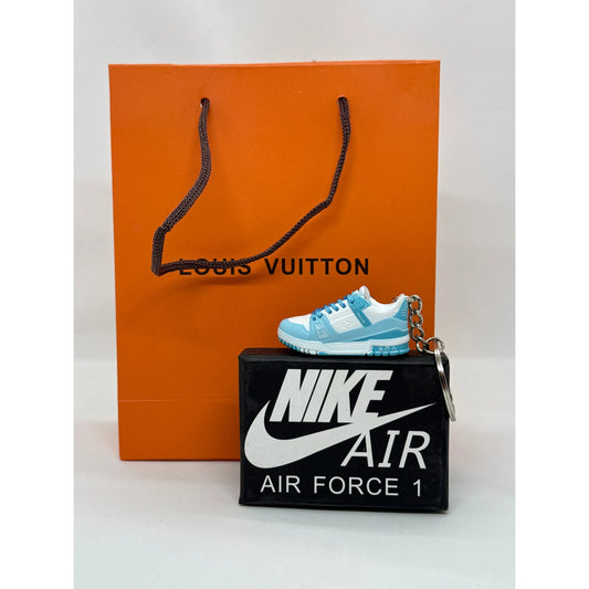 Louis Vuitton Trainer Blue Keychain