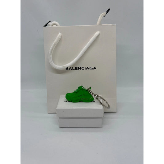 Balenciaga Triple S Neon Green Keychain