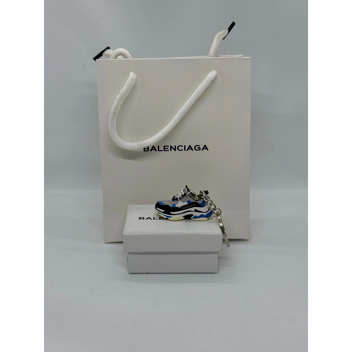 Balenciaga Triple S Blue Royal Keychain