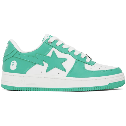 A Bathing Ape Bapesta Low Blue/White