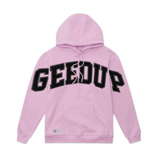 Geedup Team Logo Hoodie in Lavender/Black 2022 – authentic limited streetwear with fast shipping in Australia and bold embroidered design