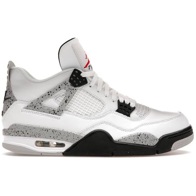 Jordan 4 Retro White Cement 2025 sneakers – authentic OG re-release with iconic design, available in Australia with fast shipping and cheap prices