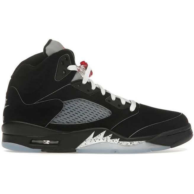 Jordan 5 Retro OG Black Metallic Reimagined 2024 sneakers with a black and metallic colorway, premium leather construction, and iconic Jordan design for ultimate style and comfort.
