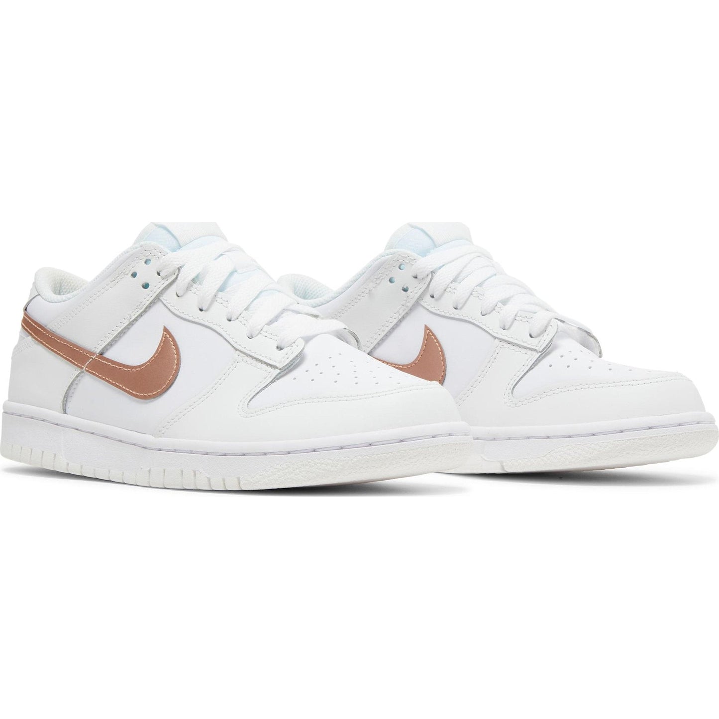 Nike Dunk Low "White Metallic Red Bronze" (GS)