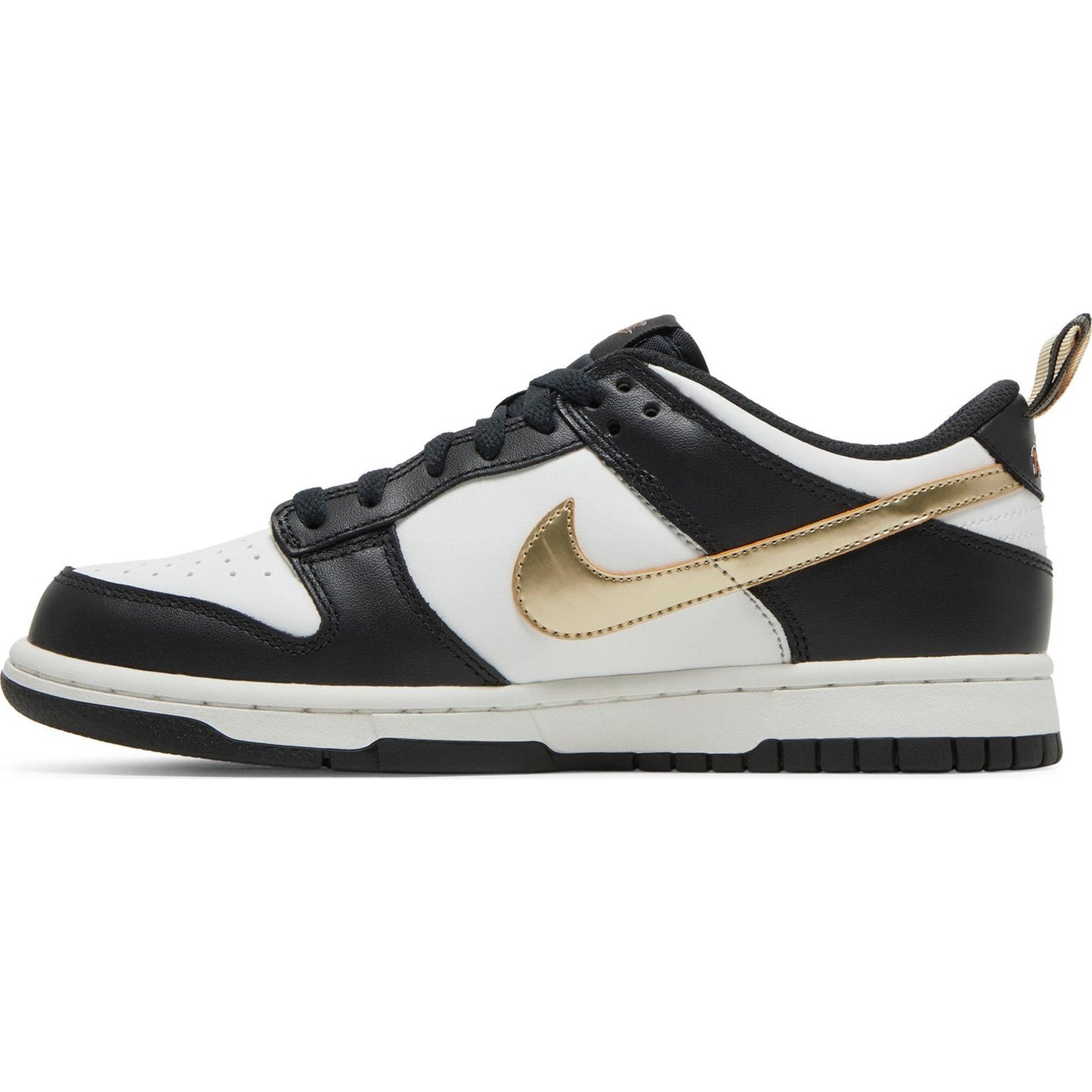 Nike Dunk Low "Black White Metallic" (GS)