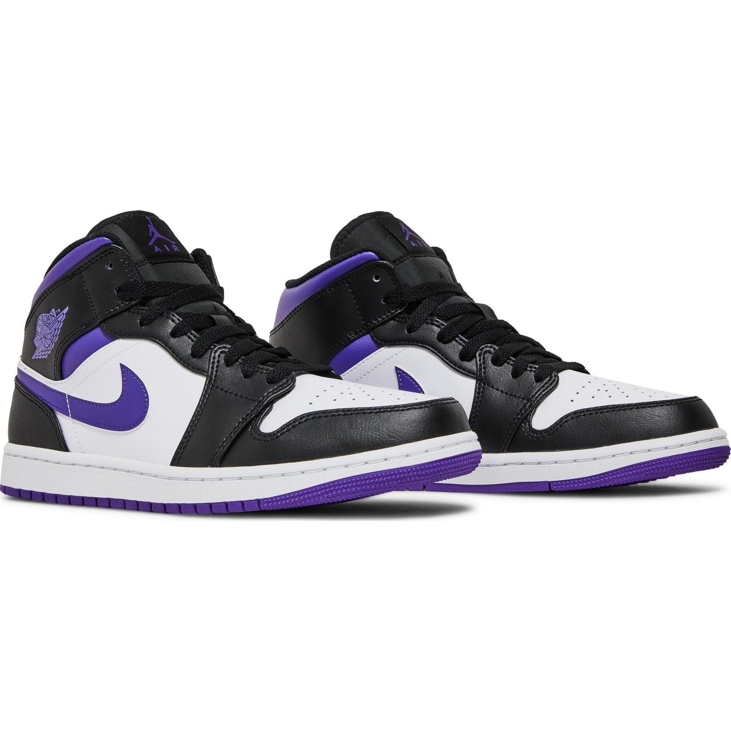 Nike Air Jordan 1 Mid "White Black Purple"