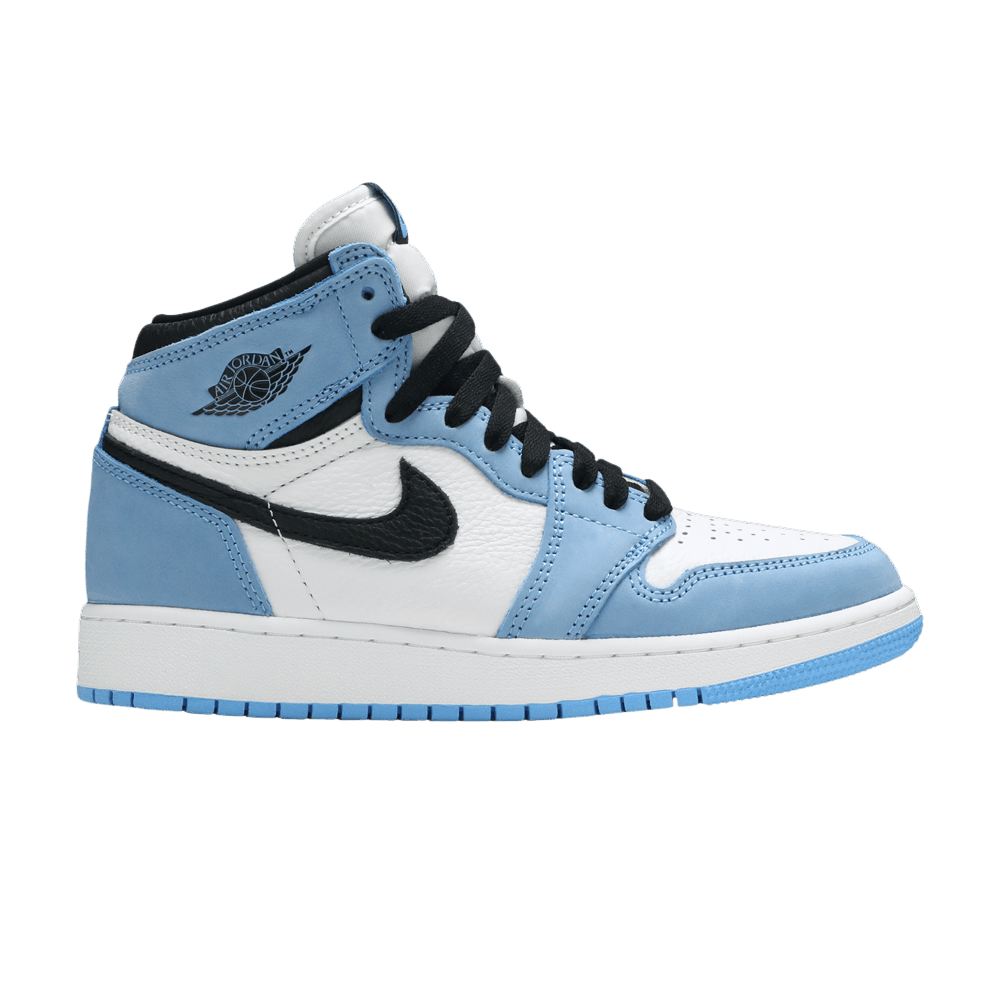 Nike Air Jordan 1 High University Blue (GS) – authentic grade school sneakers with fast shipping and affordable prices