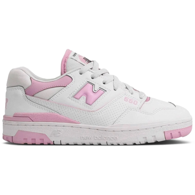 New Balance 550 White Bubble Gum Pink (W) – women’s sneakers, authentic, fast delivery, affordable price, stylish design