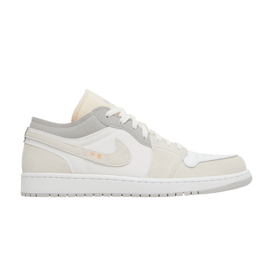 Nike Air Jordan 1 Low SE Inside Out in white and grey with layered design, free shipping and authentic sneakers in Australia