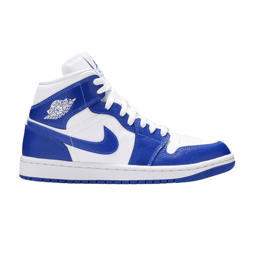 Nike Air Jordan 1 Mid Kentucky women’s sneakers in blue and white, with free shipping and authentic quality in Australia