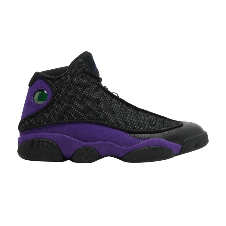 Nike Air Jordan 13 Court Purple sneakers with black leather and purple suede, 100% authentic and free shipping in Australia