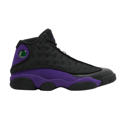 Nike Air Jordan 13 Court Purple sneakers with black leather and purple suede, 100% authentic and free shipping in Australia