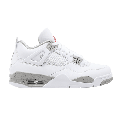 Nike Air Jordan 4 White Oreo sneakers in white and grey, authentic with fast shipping and cheap prices in Australia