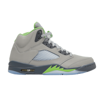 Nike Air Jordan 5 Green Bean sneakers with reflective silver and neon green details, 100% authentic and free shipping in Australia