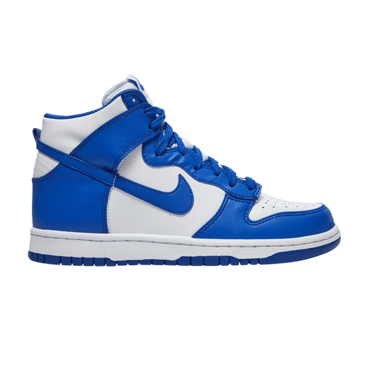 Nike Dunk High Game Royal GS sneakers in bold blue and white leather, 100% authentic with free shipping in Australia