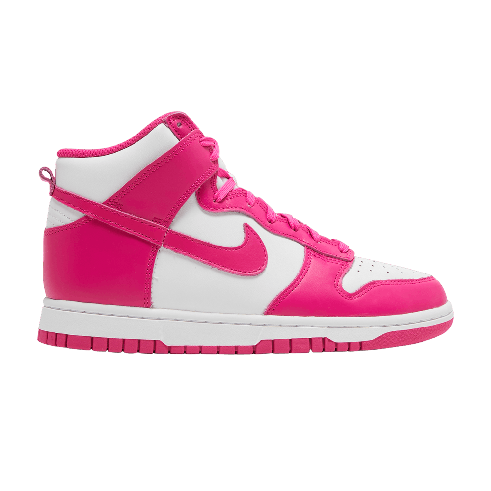Nike Dunk High Pink Prime women’s sneakers in bold pink and white, authentic with fast shipping and cheap prices in Australia