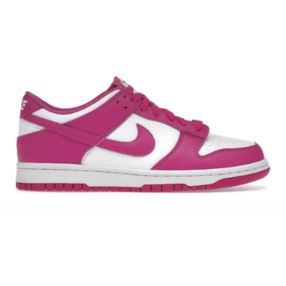 Nike Dunk Low Active Fuchsia (GS) – authentic grade school sneaker, affordable price, fast delivery