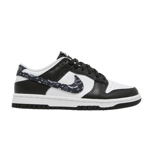 Nike Dunk Low Black Paisley W sneakers with black paisley print, 100% authentic with free shipping available in Australia