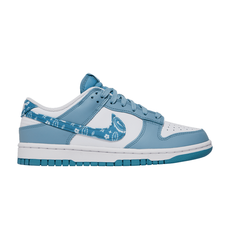 Nike Dunk Low Blue Paisley W sneakers with a blue paisley print, 100% authentic with free shipping available in Australia