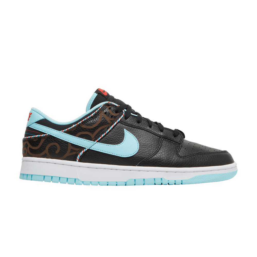 Nike Dunk Low SE Black Barbershop sneakers in black leather with barbershop-inspired design, 100% authentic and free shipping in Australia