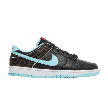Nike Dunk Low SE Black Barbershop sneakers in black leather with barbershop-inspired design, 100% authentic and free shipping in Australia
