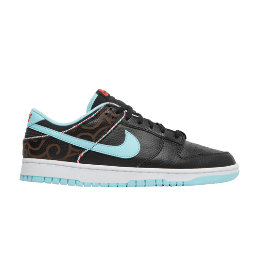Nike Dunk Low SE Black Barbershop sneakers in black leather with barbershop-inspired design, 100% authentic and free shipping in Australia