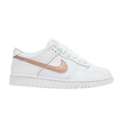 Nike Dunk Low White Metallic Red Bronze GS kids’ sneakers, authentic with fast shipping and cheap prices in Australia