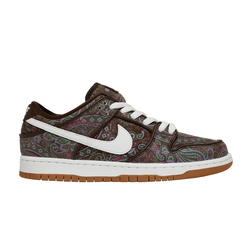 Nike SB Dunk Low Brown Paisley sneakers with brown paisley print, 100% authentic and free shipping available in Australia